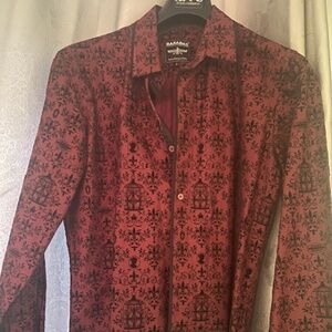 Burgundy dressy shirt